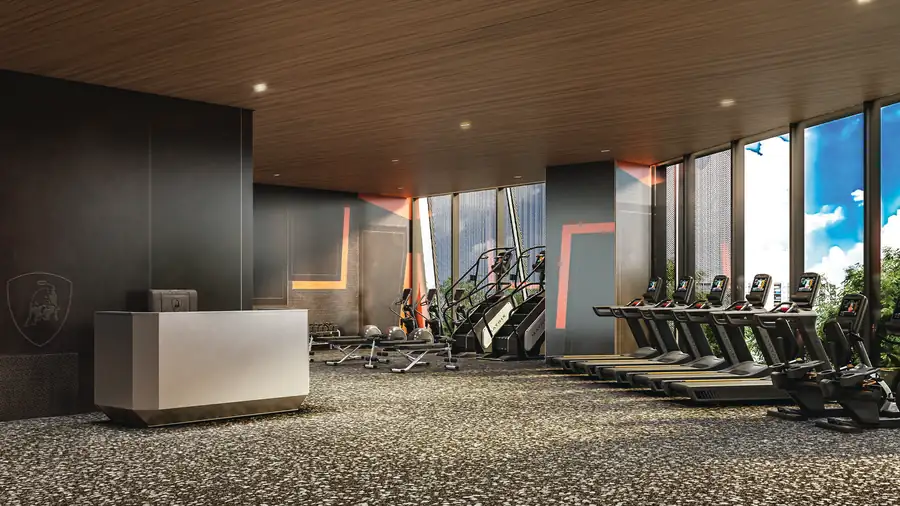 Tonino Lamborghini Residences - State-of-the-art fitness centre